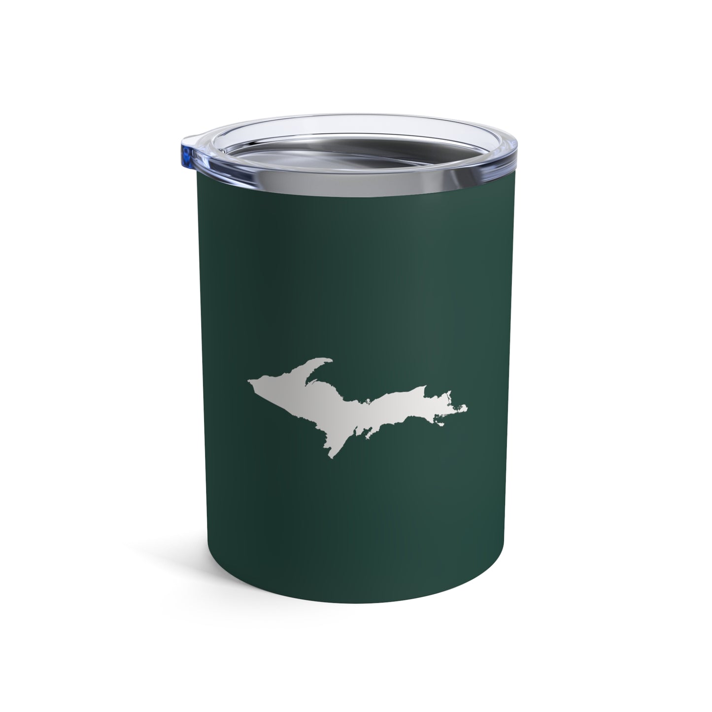 Michigan Upper Peninsula Tumbler (w/ UP Outline) | Laconic Green - 10oz