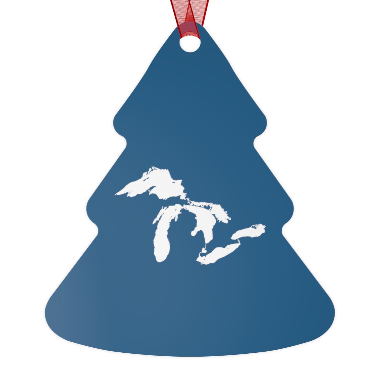 Great Lakes Christmas Ornament | Metal - Blueberry