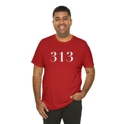 Detroit '313' T-Shirt (Didot Font) | Unisex Standard Fit