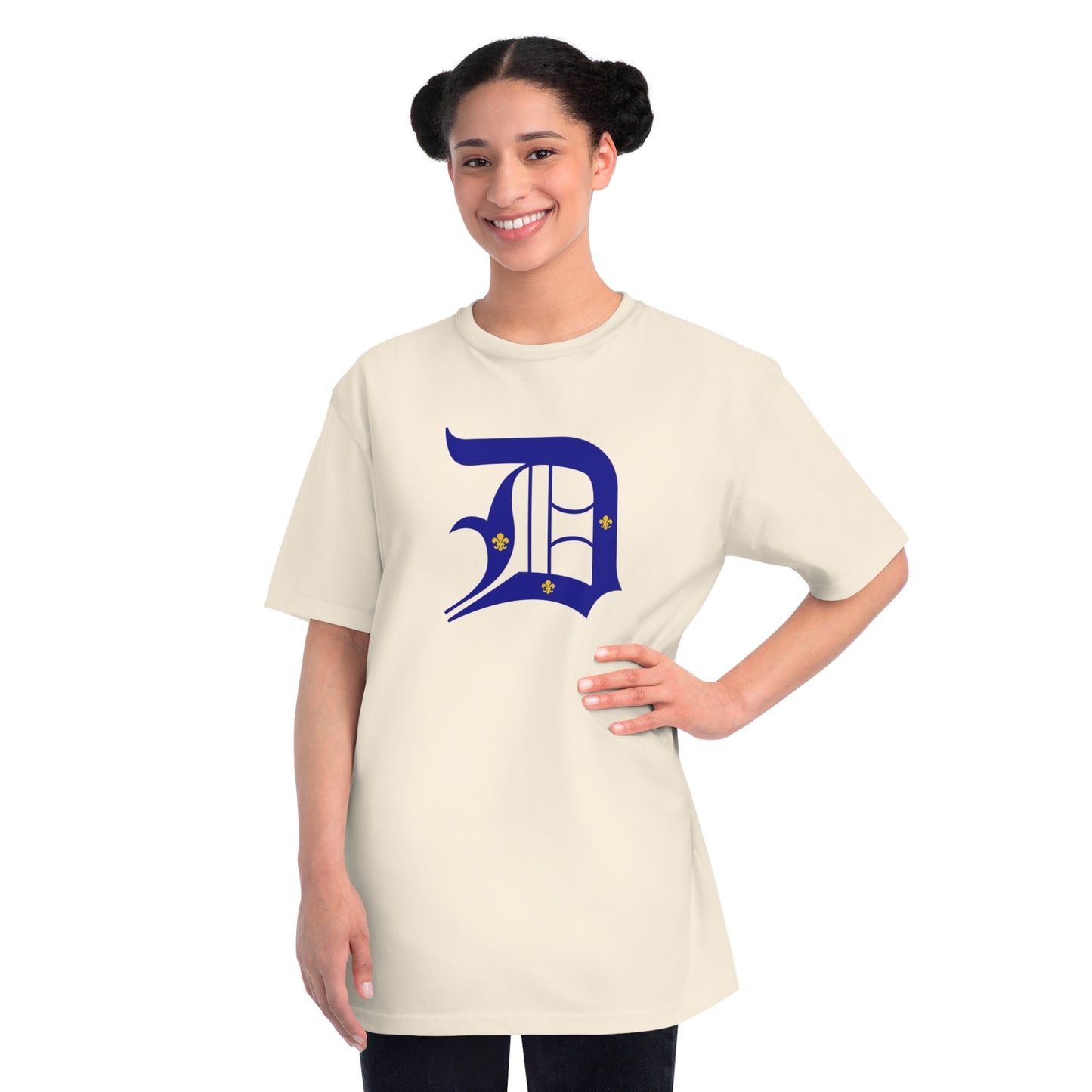 Detroit 'Old English D' T-Shirt (French Founders Edition) | Unisex Organic