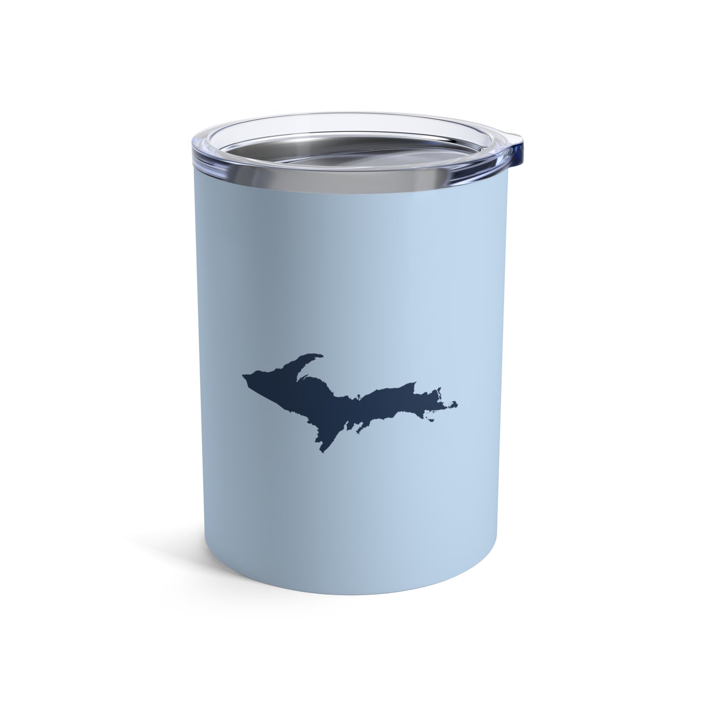 Michigan Upper Peninsula Tumbler (w/ UP Outline) | Light Blue - 10oz