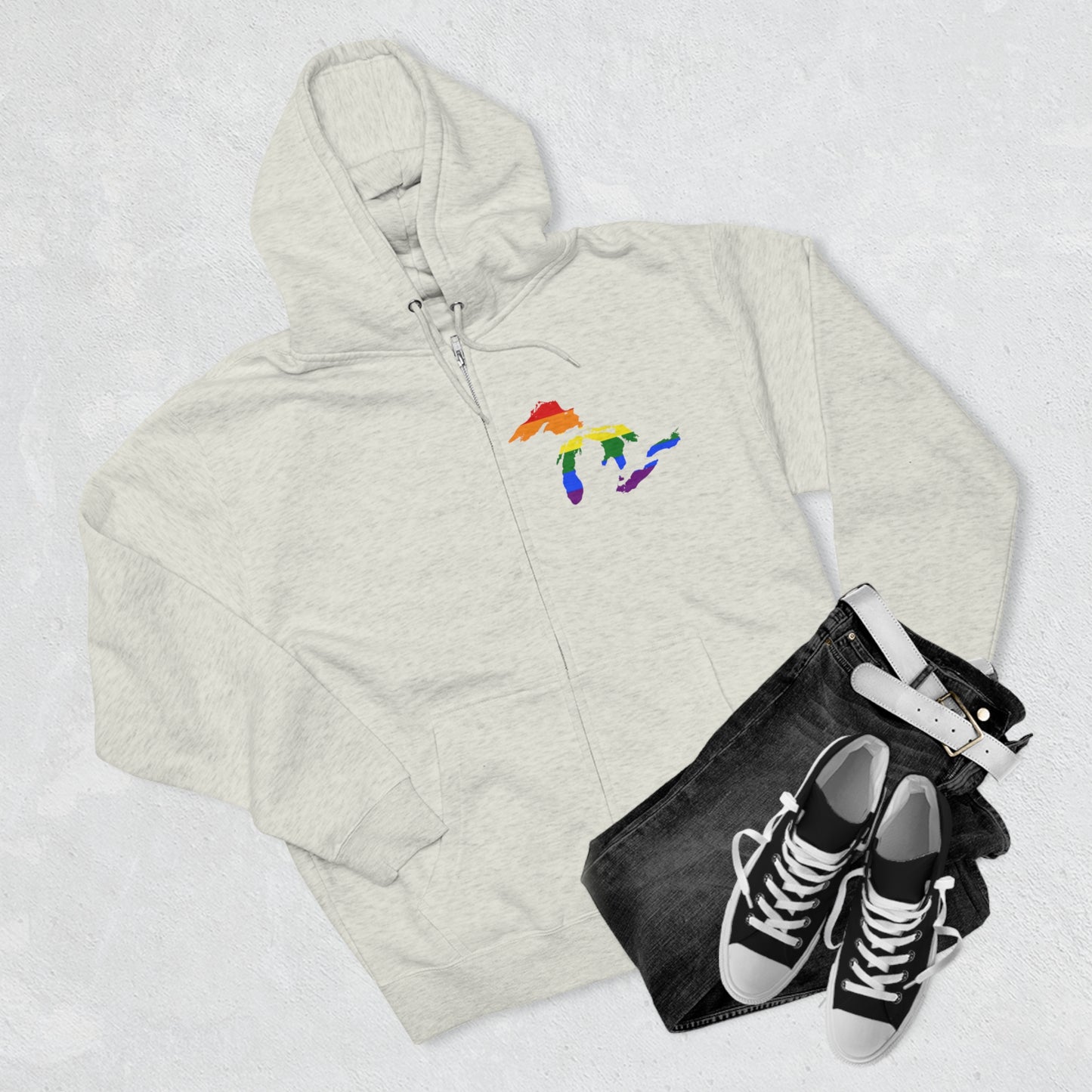 Great Lakes Hoodie (Rainbow Pride Edition) | Unisex Full Zip