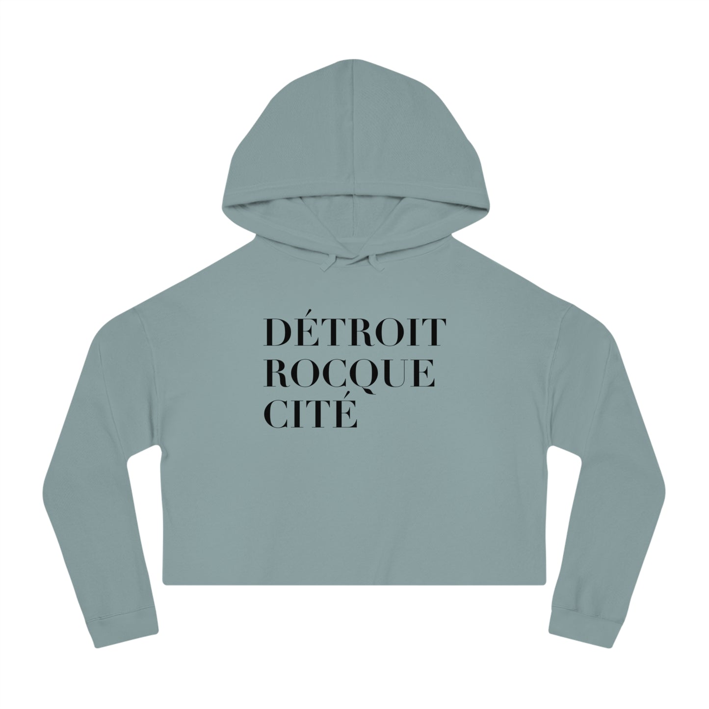 'Détroit Rocque Cité' Hoodie | Cropped Lightweight