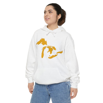 Great Lakes Hoodie (Gold) | Unisex Garment-Dyed