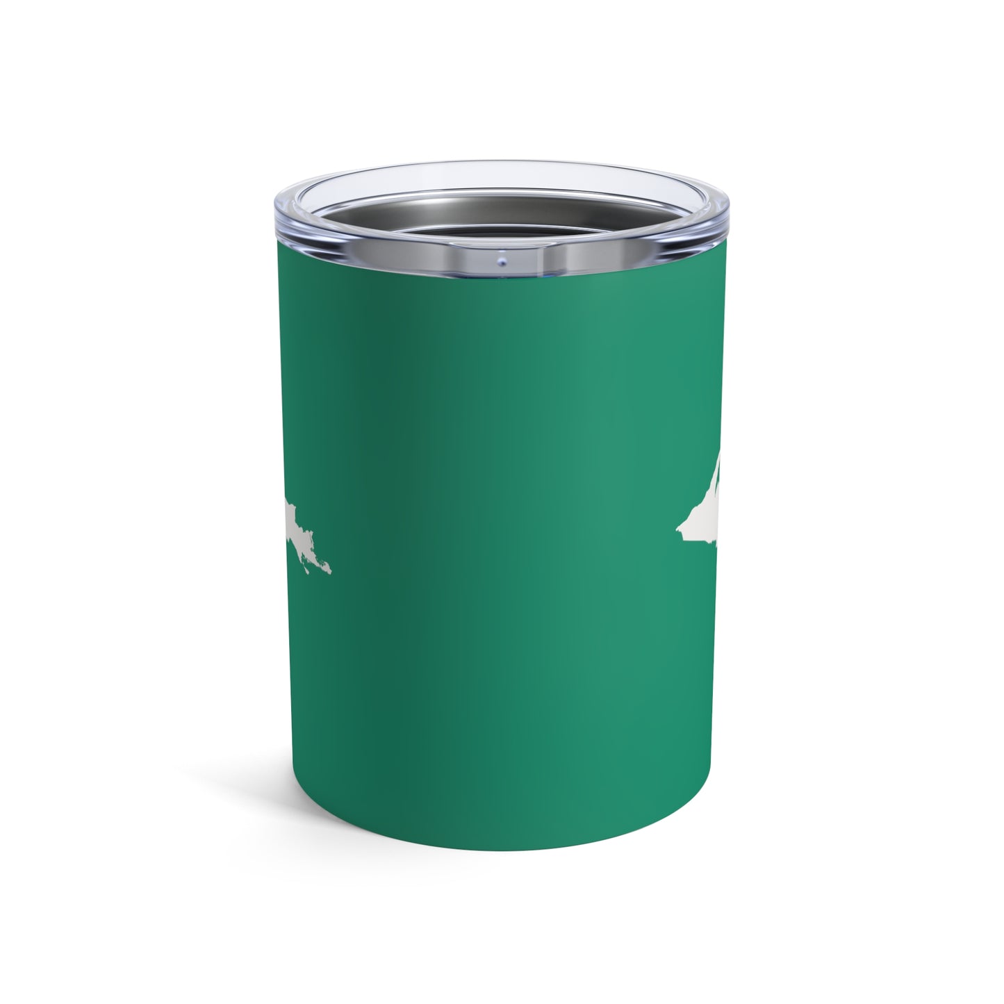 Michigan Upper Peninsula Tumbler (w/ UP Outline) | Emerald Green - 10oz