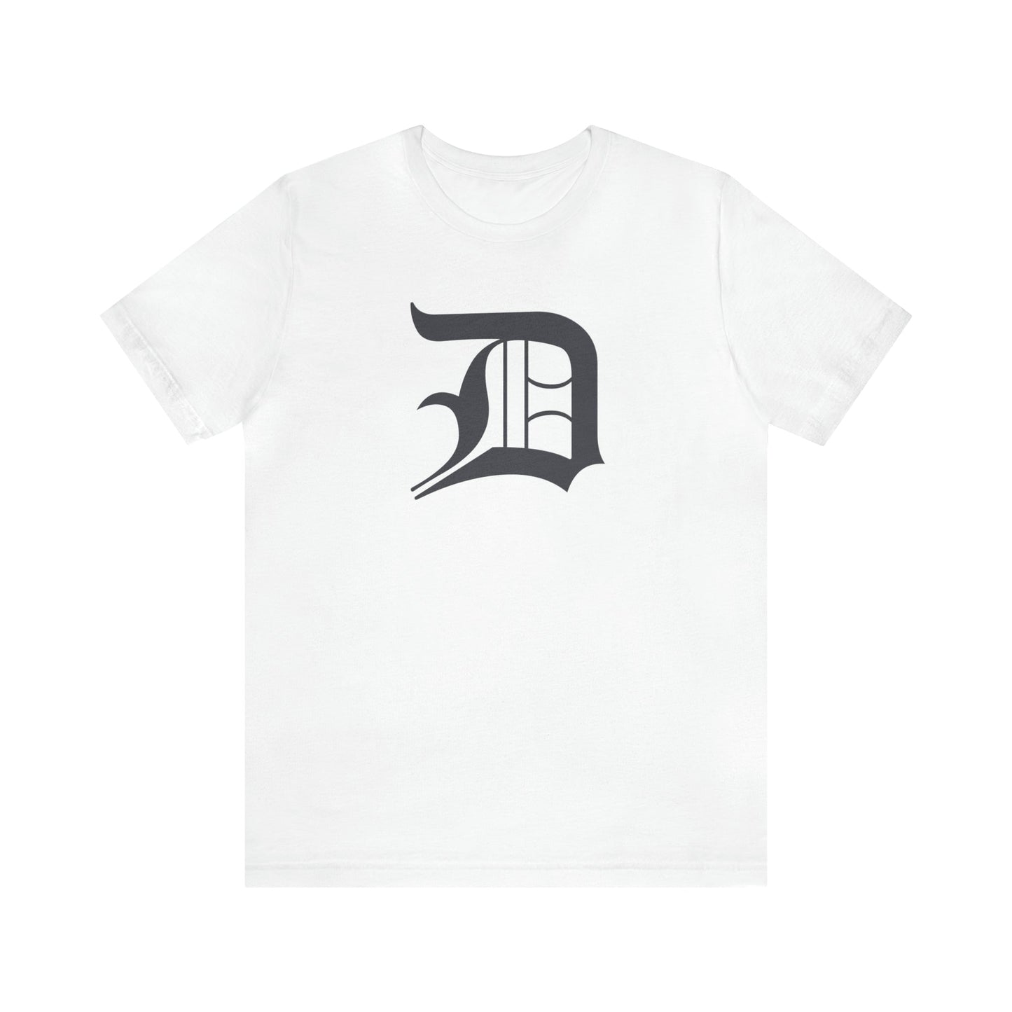 Detroit 'Old English D' T-Shirt (Iron Ore Grey) | Unisex Standard