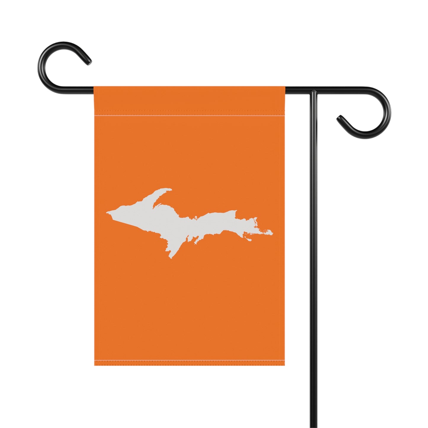 Michigan Upper Peninsula Home & Garden Flag (w/ UP Outline) | Safety Orange