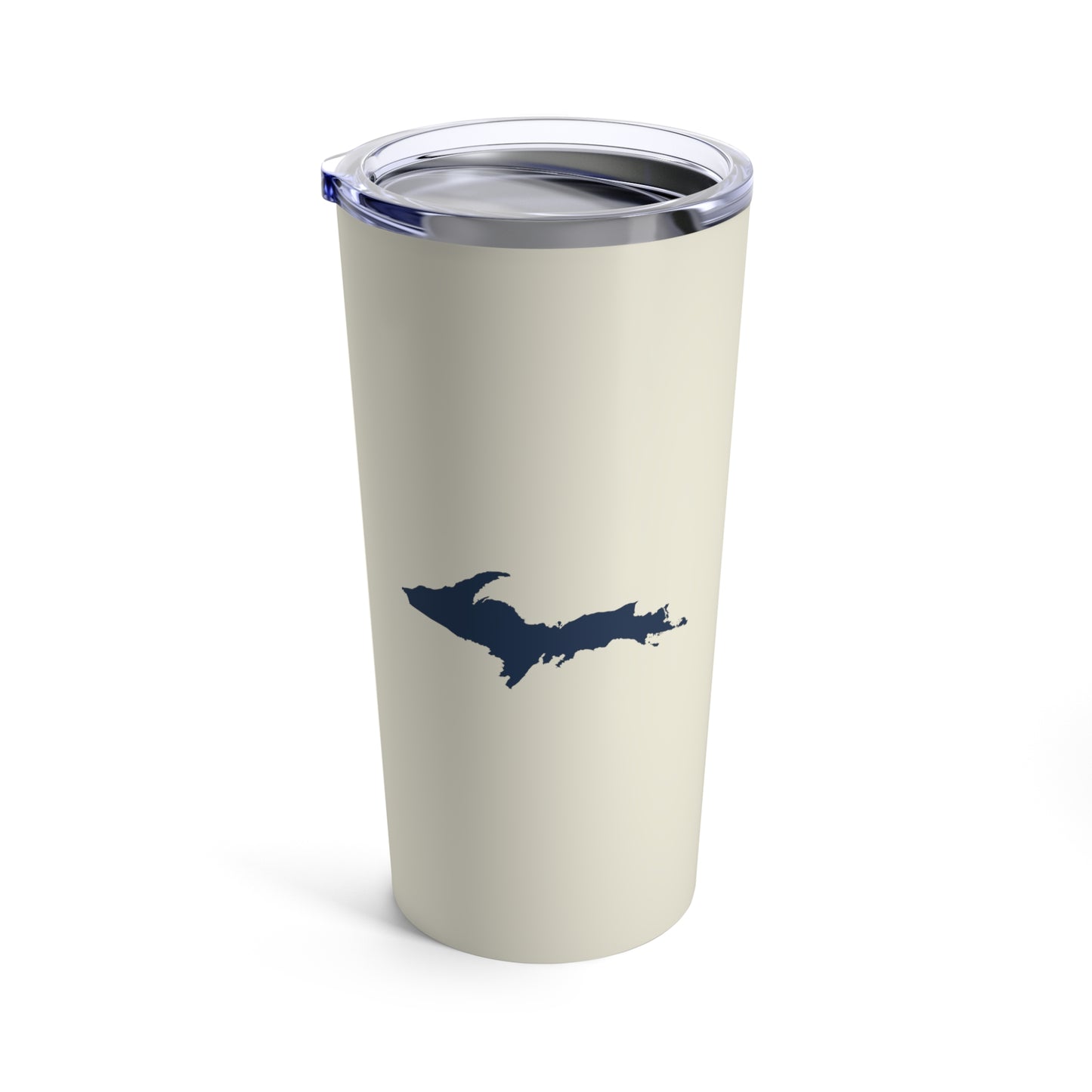 Michigan Upper Peninsula Tumbler (w/ UP Outline) | Ivory - 20oz