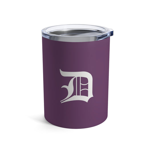 Detroit 'Old English D' Tumbler | Plum- 10oz