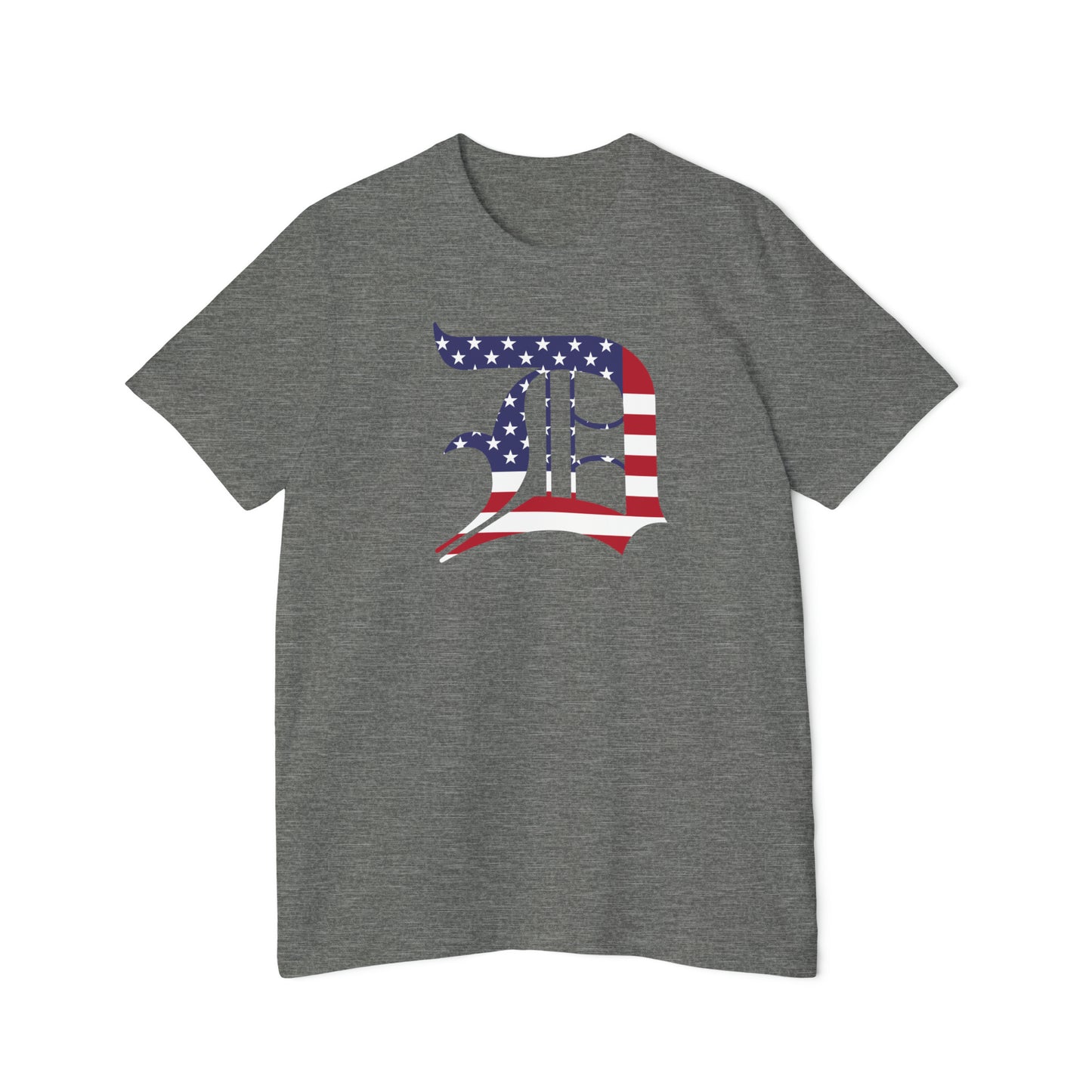 Detroit 'Old English D' T-Shirt (Patriotic Edition) | Made in USA