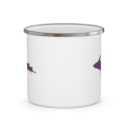 Michigan Upper Peninsula Camping Mug (Plum Outline) | 12oz