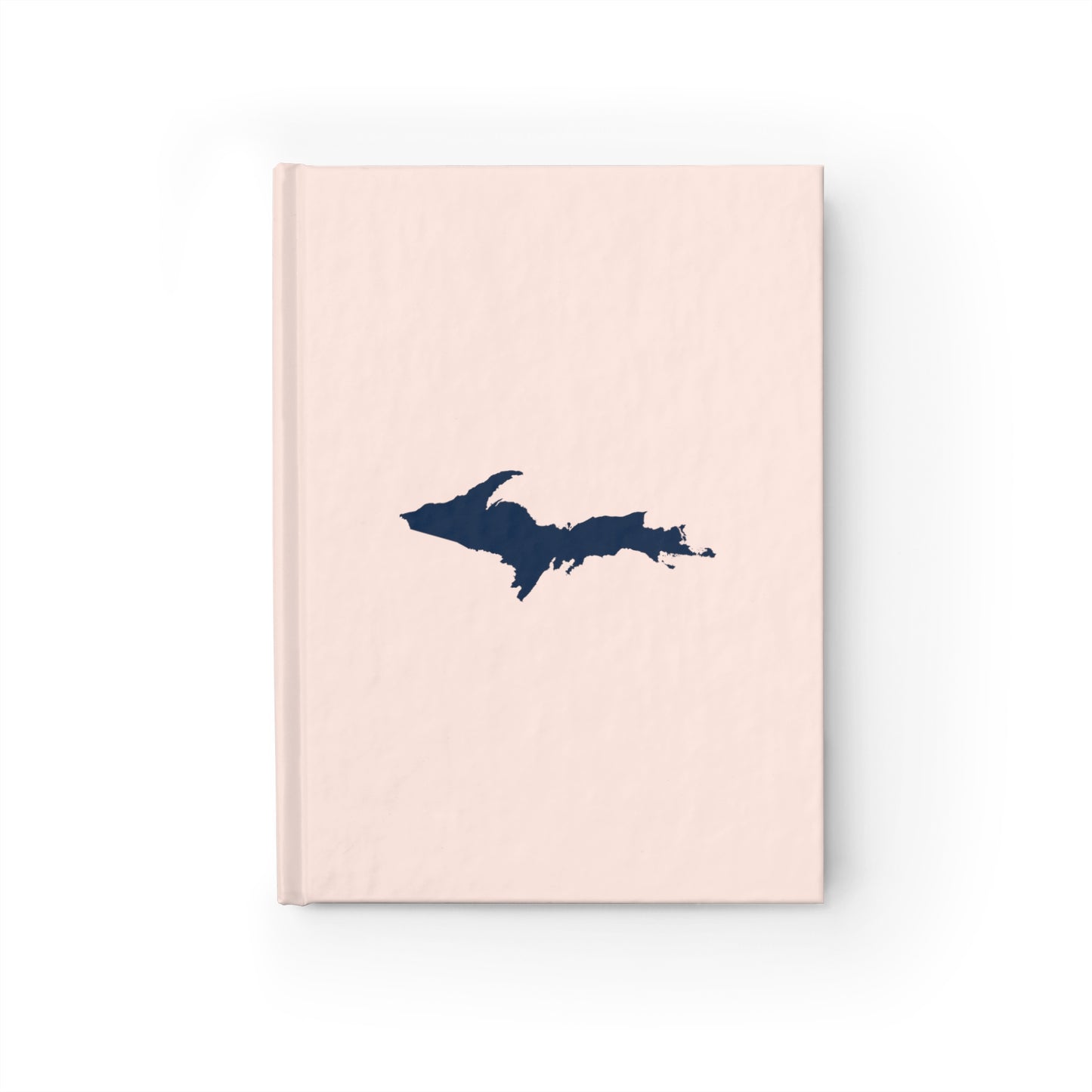 Michigan Upper Peninsula Blank Sketchbook (w/ UP Outline) | Champagne Pink