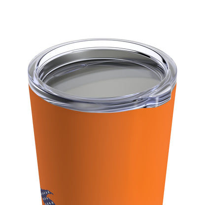 Michigan Upper Peninsula Tumbler (w/ UP USA Flag) | Safety Orange - 20oz