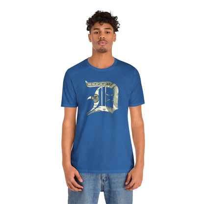 Detroit 'Old English D' T-Shirt (Benjamins Edition) | Unisex Standard