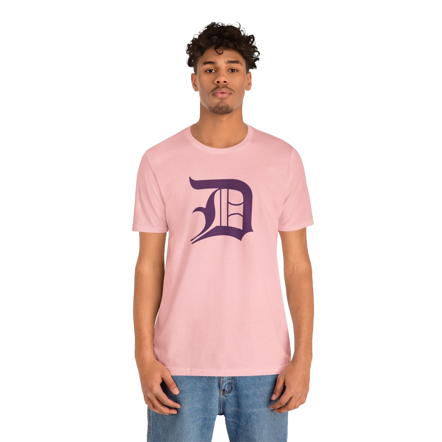 Detroit 'Old English D' T-Shirt (Plum) | Unisex Standard