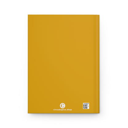 Michigan Upper Peninsula Hardcover Journal (Gold w/ UP Outline) | Ruled - 150pgs