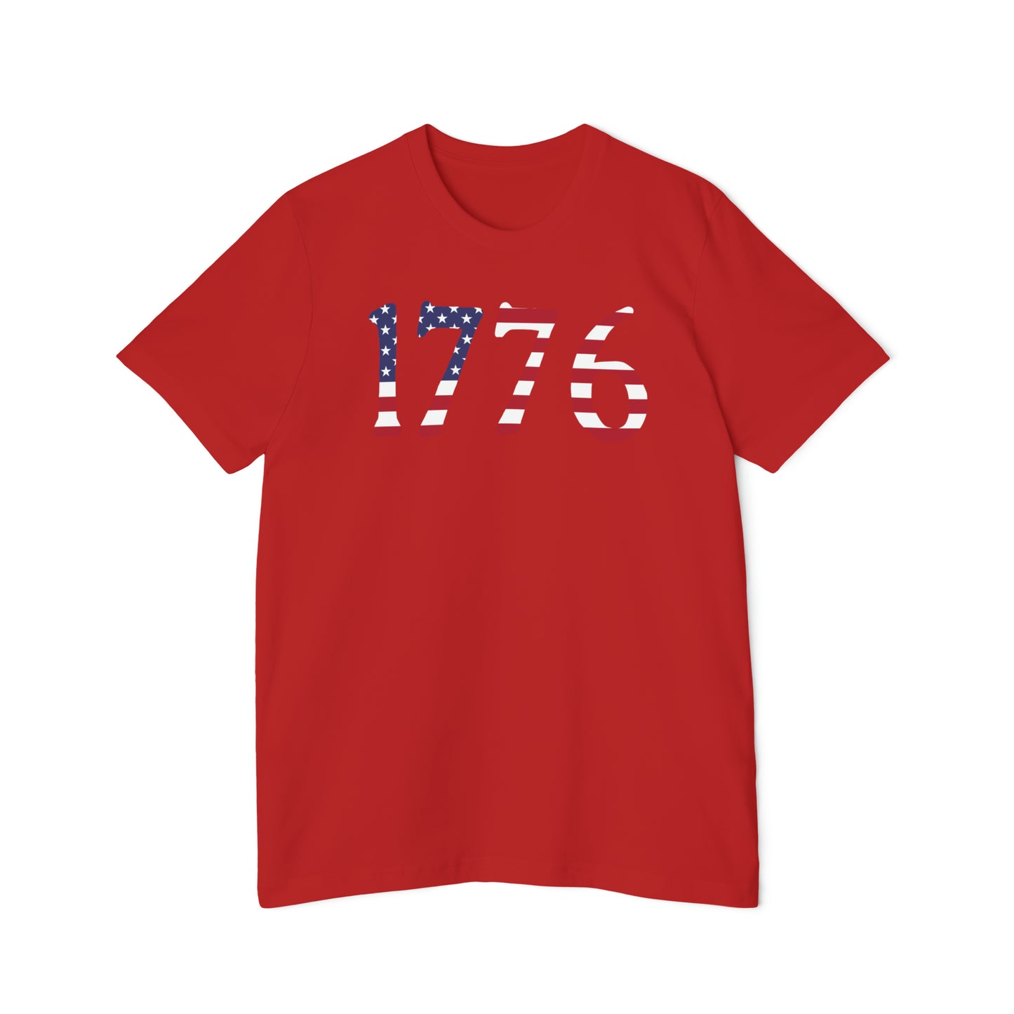 '1776' T-Shirt (Revolutionary Font Flag Edition) | Made in USA