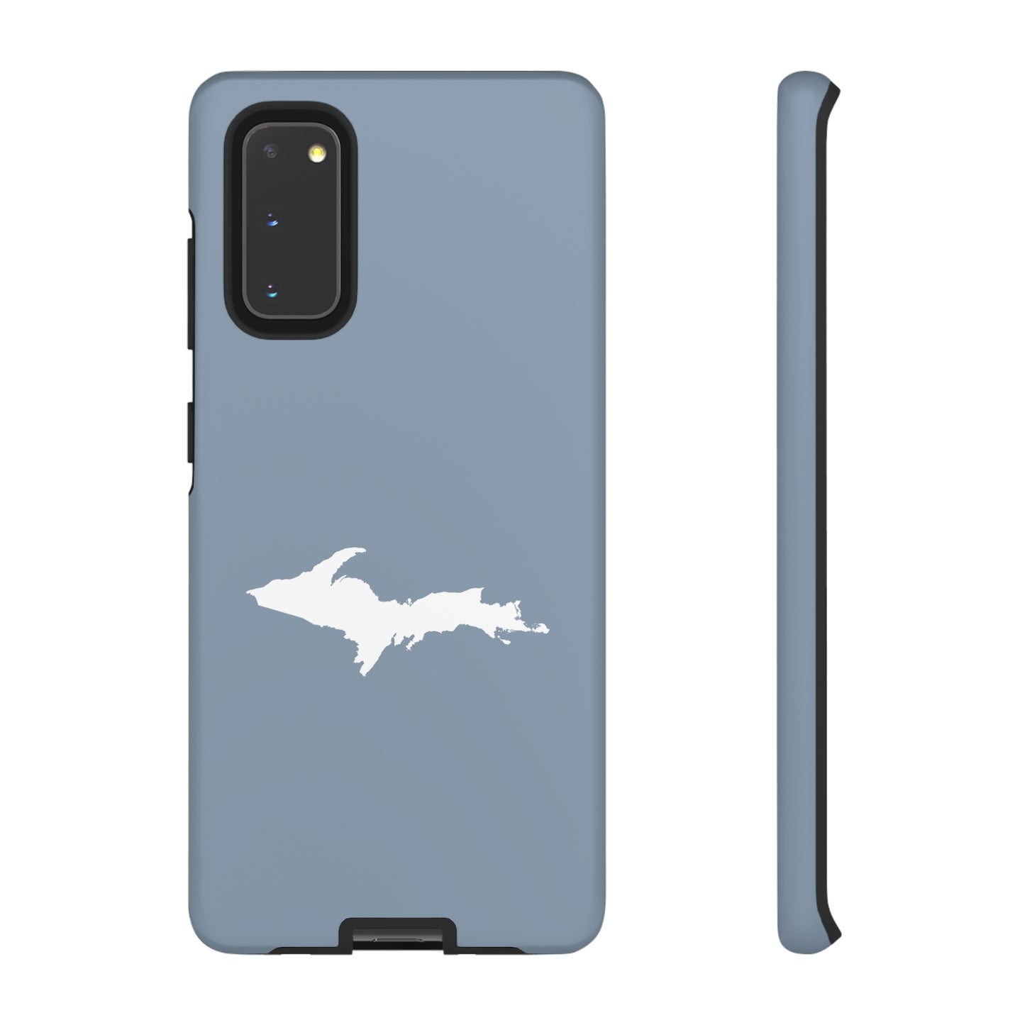 Michigan Upper Peninsula Tough Phone Case (B-24 Liberator Grey w/ UP Outline) | Samsung & Pixel Android