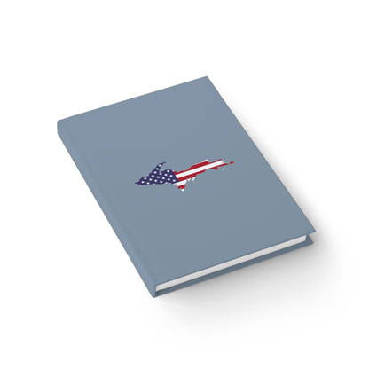 Michigan Upper Peninsula Blank Sketchbook (w/ UP USA Flag) | B-24 Grey