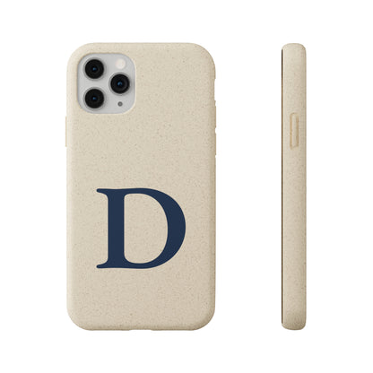 Detroit 'Old French D' Phone Cases (Navy) | Android & iPhone