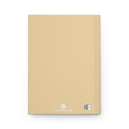 Michigan Upper Peninsula Hardcover Journal (Maple Color w/ Plum Outline) | Ruled - 150pgs