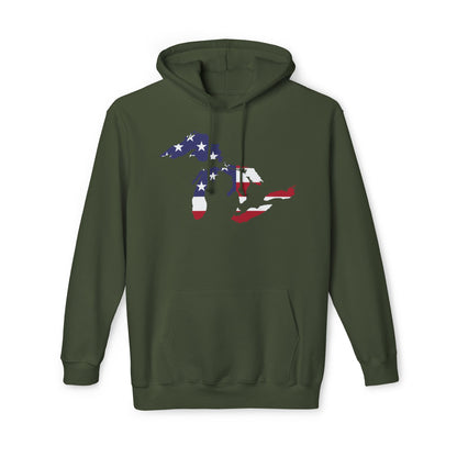 Great Lakes Ultrapremium Hoodie | Made in USA - Patriotic Edition