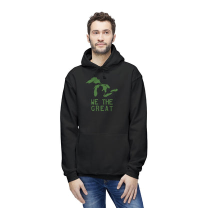 Great Lakes 'We The Great' Ultrapremium Hoodie | Made in USA - Pine Green