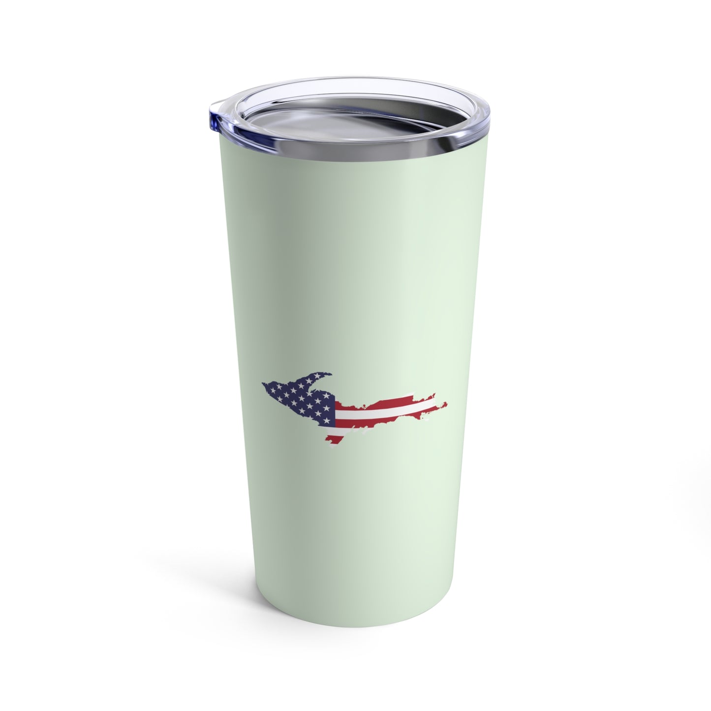 Michigan Upper Peninsula Tumbler (w/ UP USA Flag) | Dew Green - 20oz