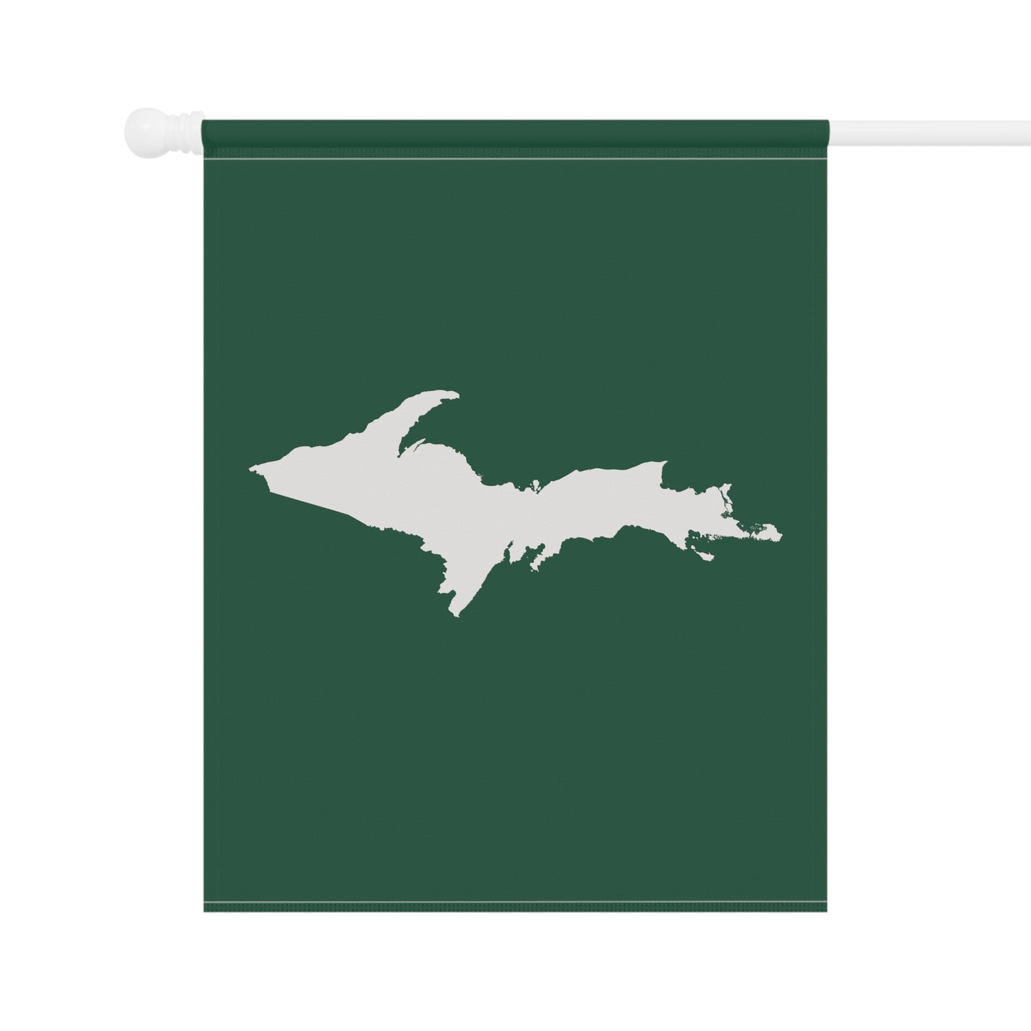 Michigan Upper Peninsula Home & Garden Flag (w/ UP Outline) | Superior Green