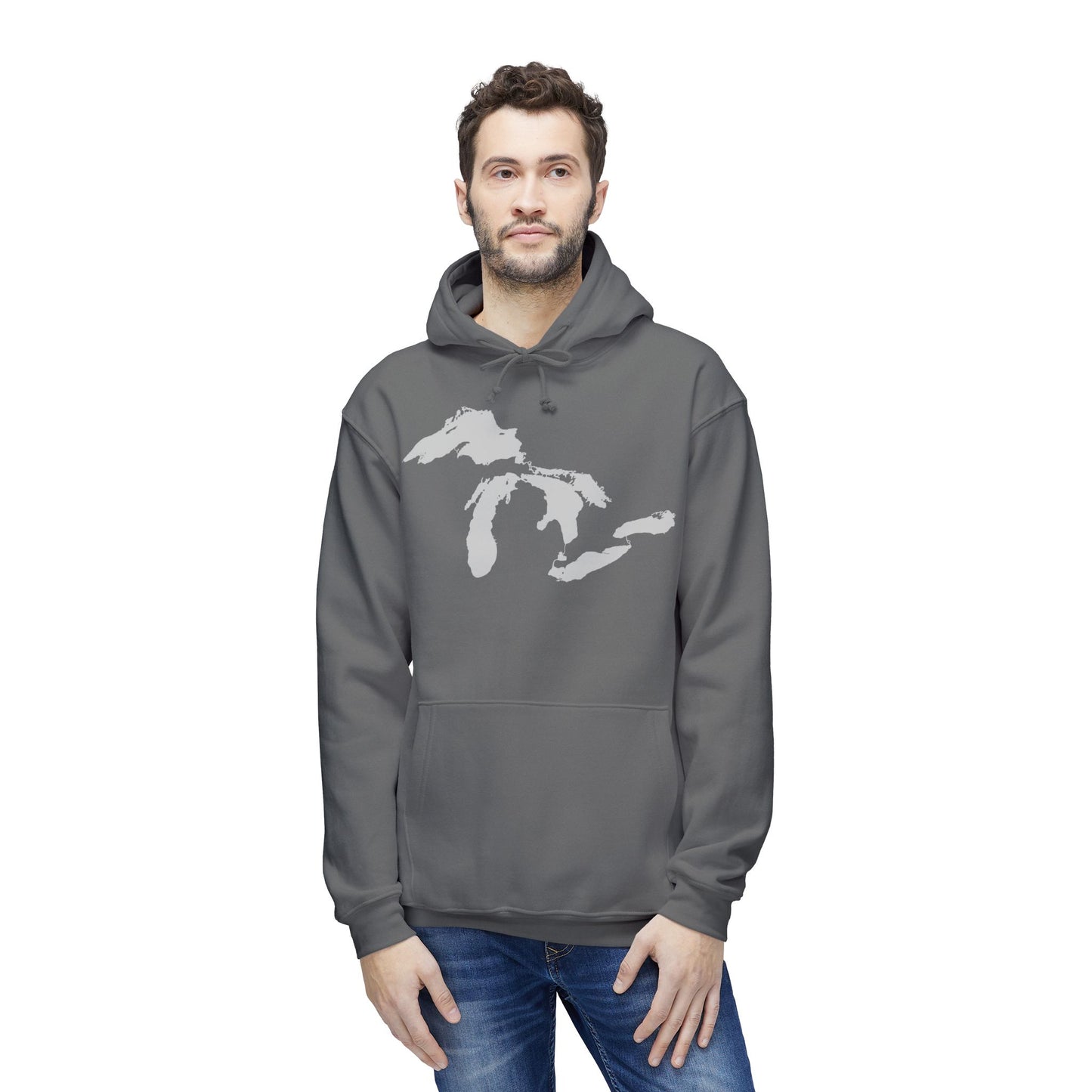 Great Lakes Ultrapremium Hoodie | Made in USA - Platinum