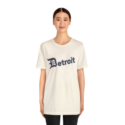 'Detroit' T-Shirt (Iron Ore Grey w/ Old English 'D') | Unisex Standard