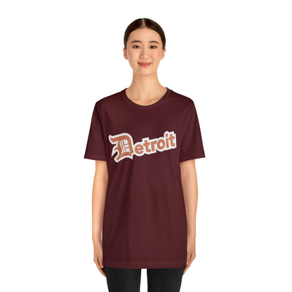 'Detroit' T-Shirt (Copper w/ Old English 'D') | Unisex Standard