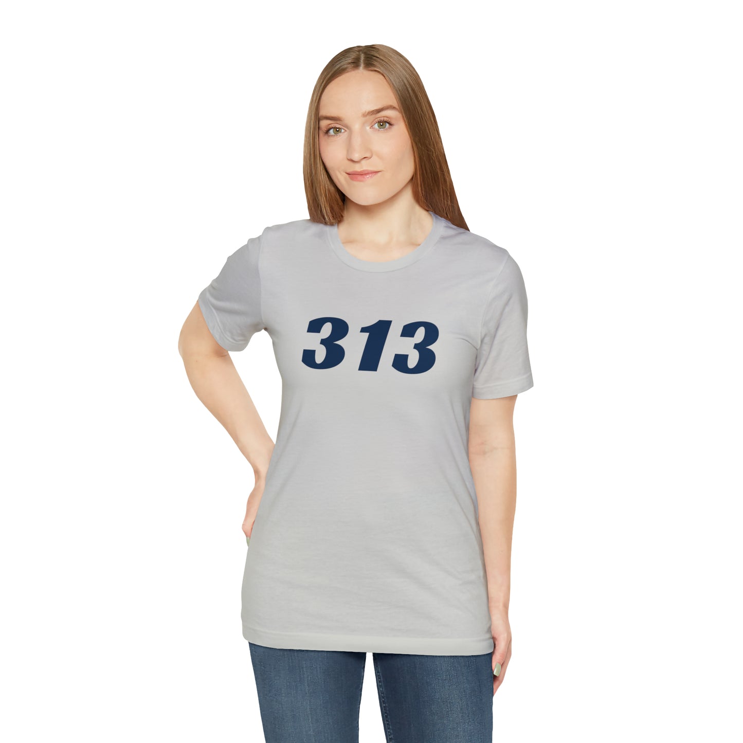 Detroit '313' T-Shirt (Racing Font) | Unisex Standard Fit