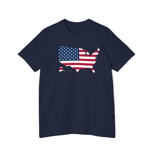 United States Flag Map T-Shirt (All States) | Made in USA