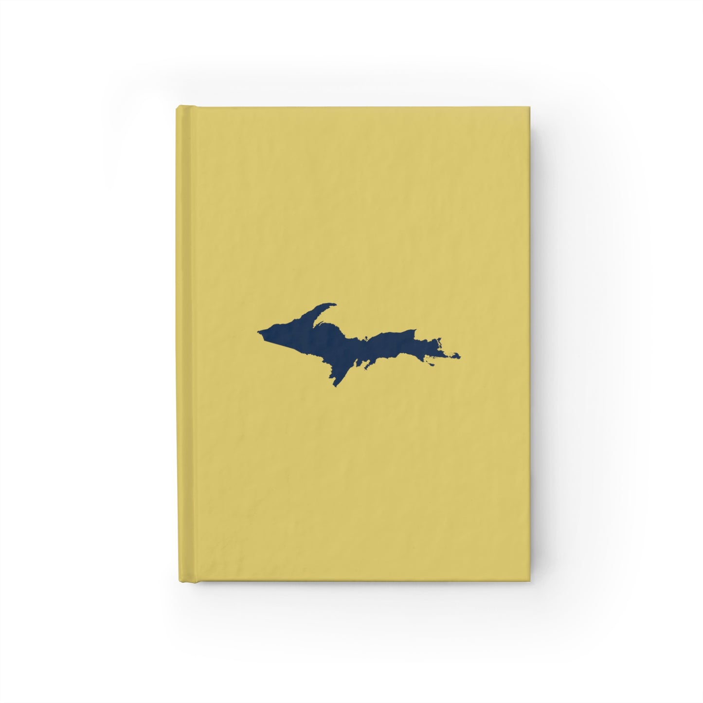 Michigan Upper Peninsula Blank Sketchbook (w/ UP Outline) | Plum Yellow