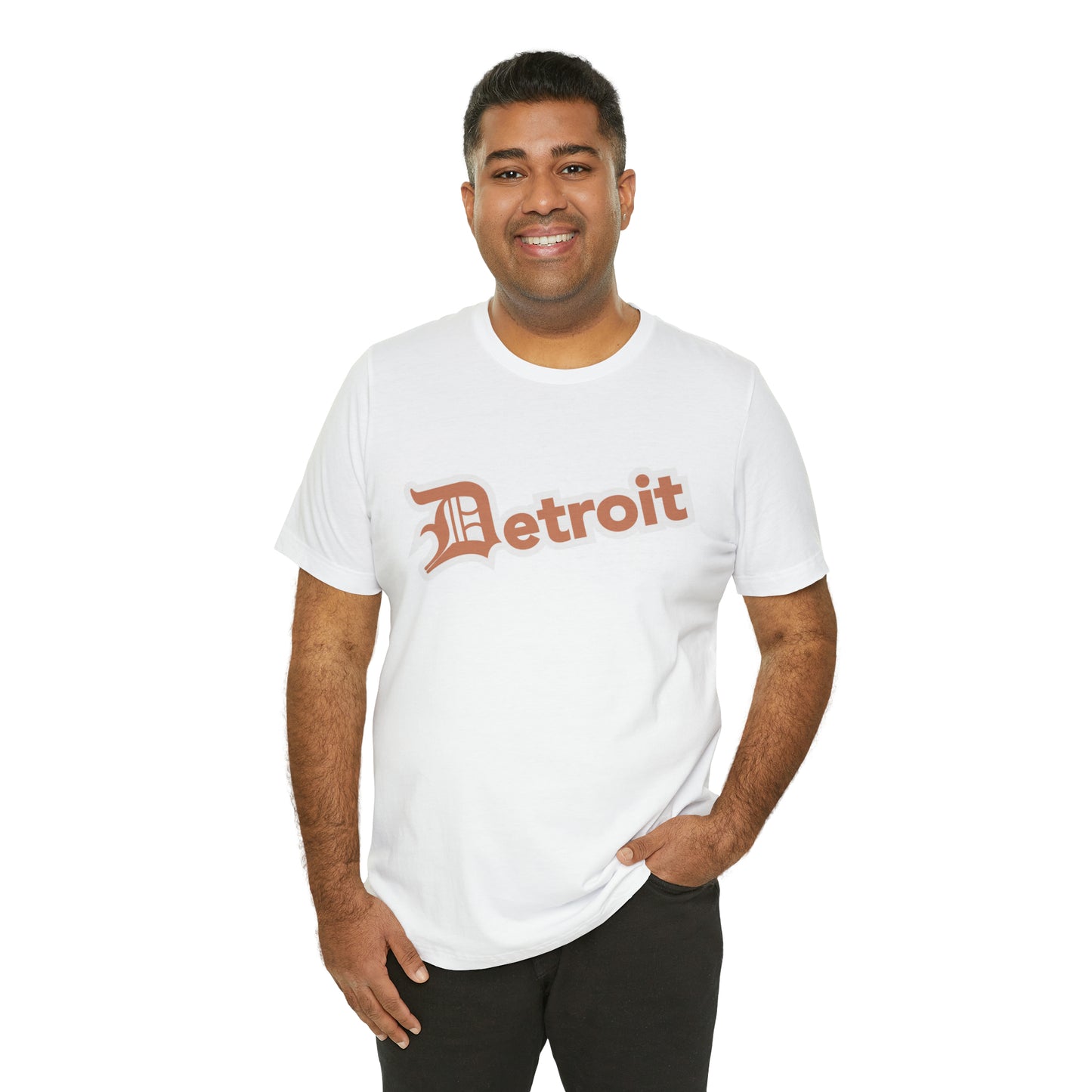 'Detroit' T-Shirt (Copper w/ Old English 'D') | Unisex Standard