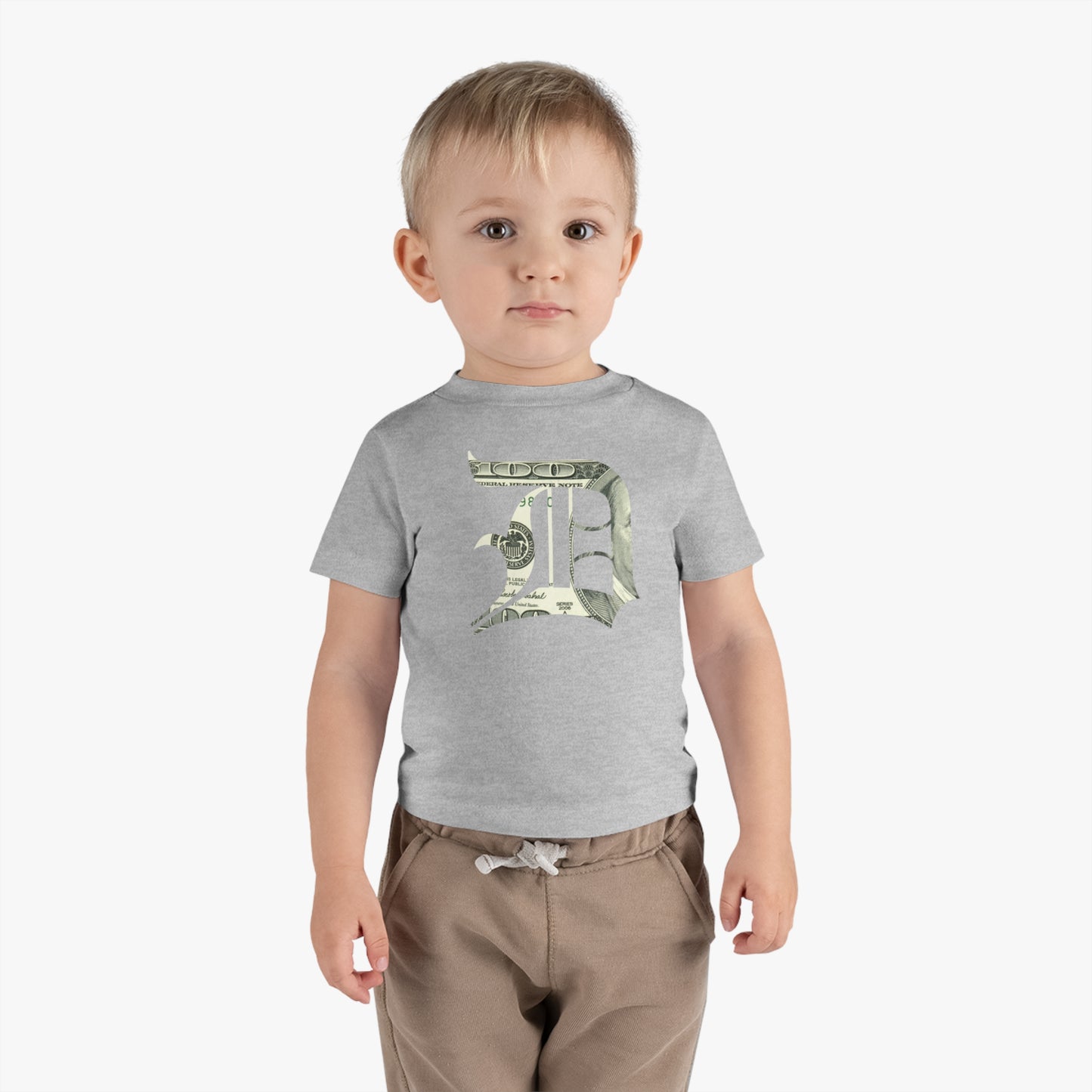 Detroit 'Old English D' Infant T-Shirt (Benjamins Edition) | Short Sleeve