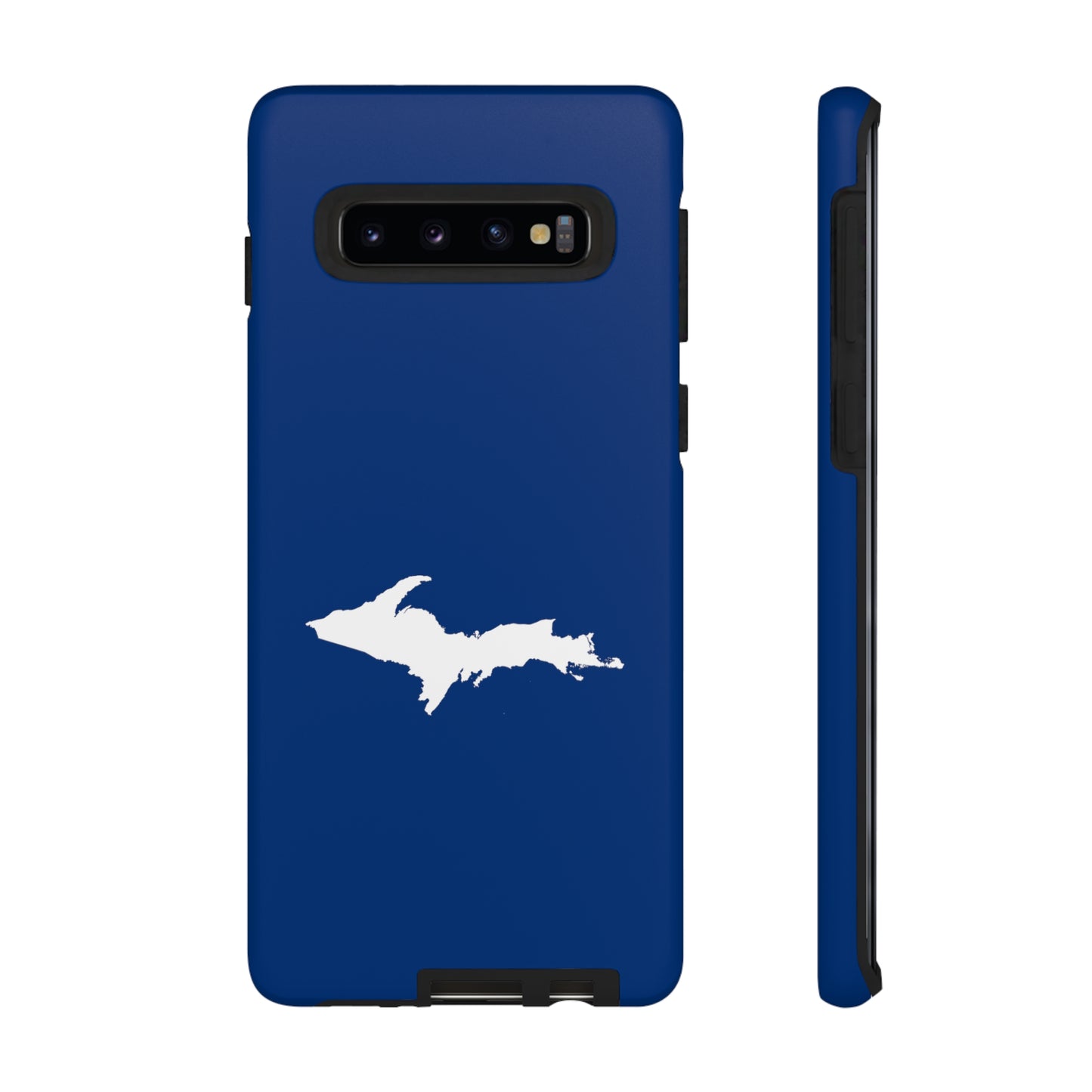 Michigan Upper Peninsula Tough Phone Case (Dearborn Blue w/ UP Outline) | Samsung & Pixel Android