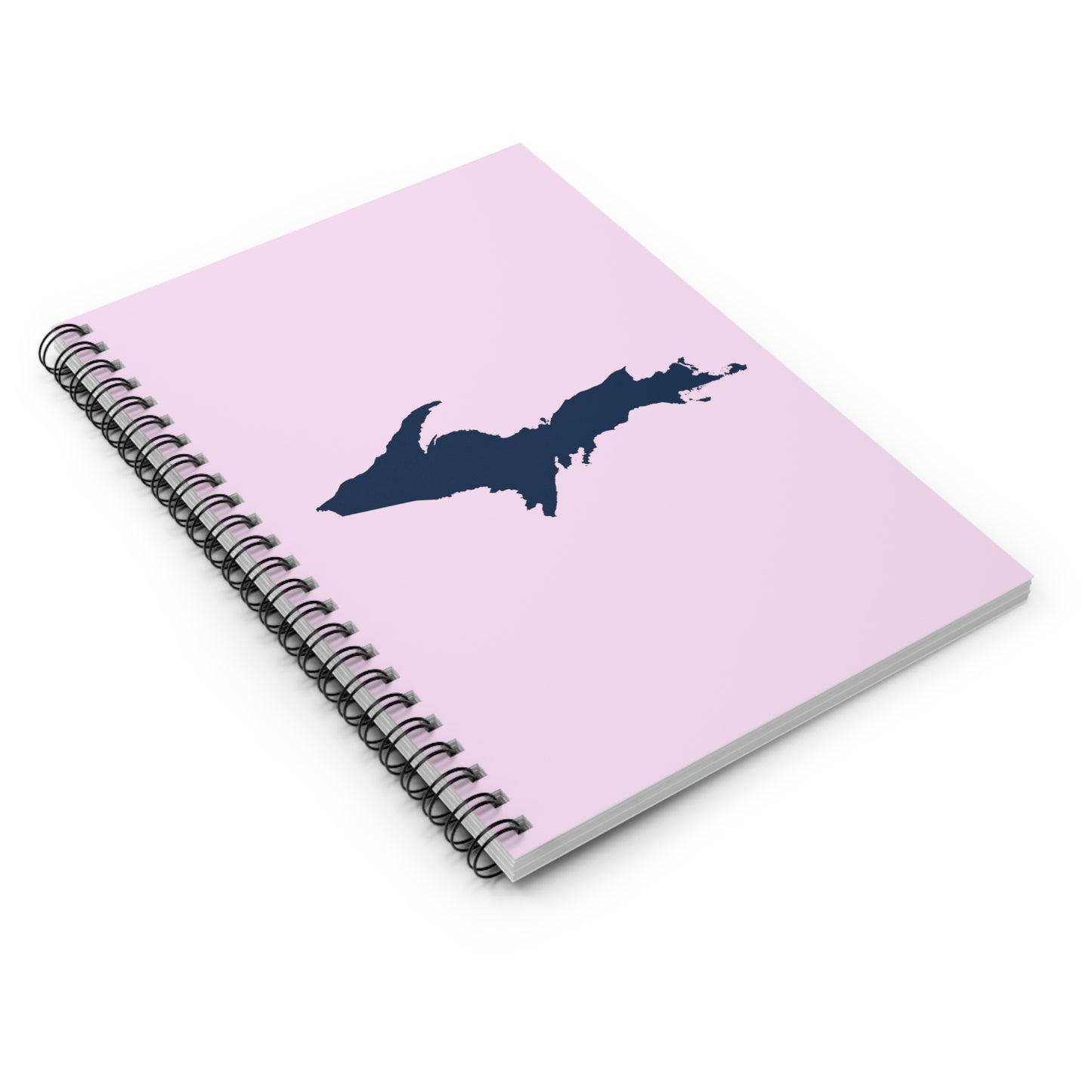 Michigan Upper Peninsula Spiral Notebook (w/ UP Outline) | Pale Lavender