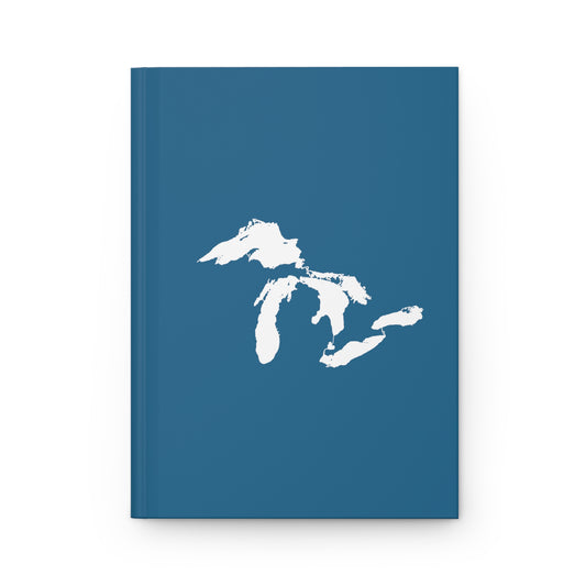 Great Lakes Hardcover Journal (Azure) | Ruled - 150pgs