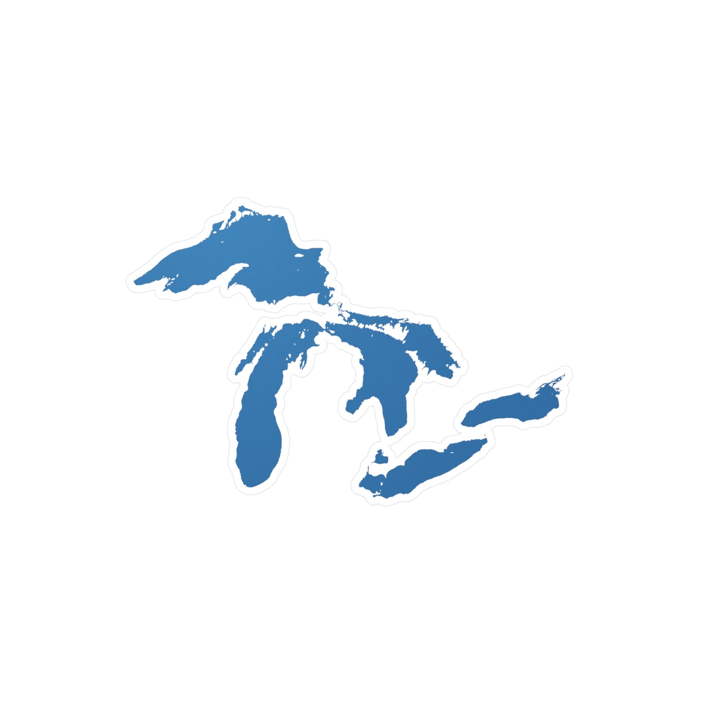 Great Lakes Kiss-Cut Windshield Decal | Superior Blue