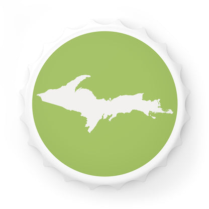 Michigan Upper Peninsula Bottle Opener (w/ UP Outline) | Gooseberry Green