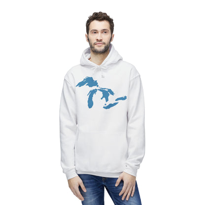 Great Lakes Ultrapremium Hoodie | Made in USA - Traverse Blue