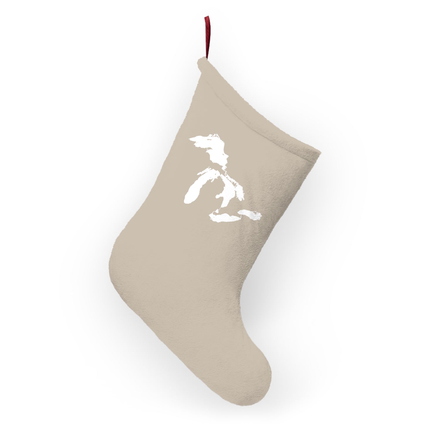 Great Lakes Christmas Stocking | Canvas Color