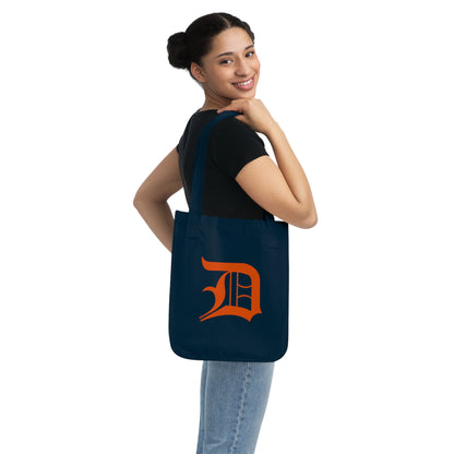 Detroit 'Old English D' Heavy Tote (Maple Leaf Orange)