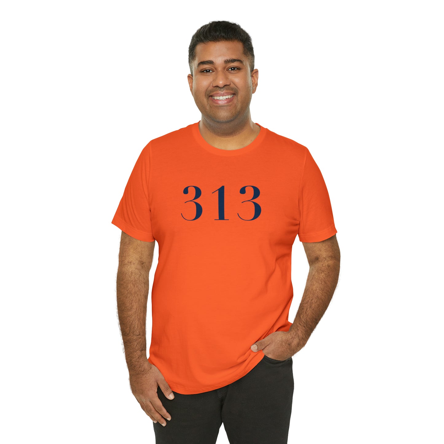 Detroit '313' T-Shirt (Didot Font) | Unisex Standard Fit