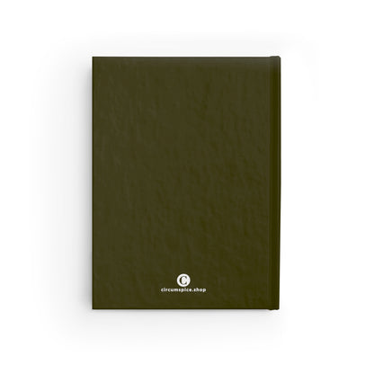 Michigan Upper Peninsula Blank Sketchbook (w/ UP USA Flag) | Military Green