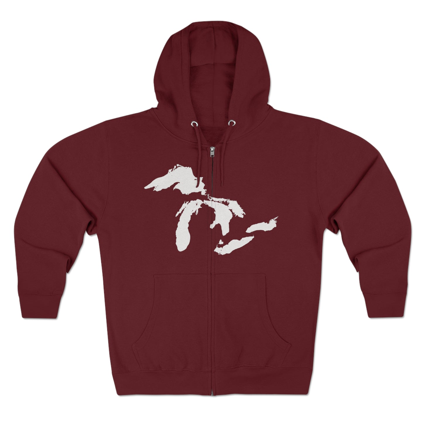 Great Lakes Hoodie (Birch Bark White) | Unisex Full Zip