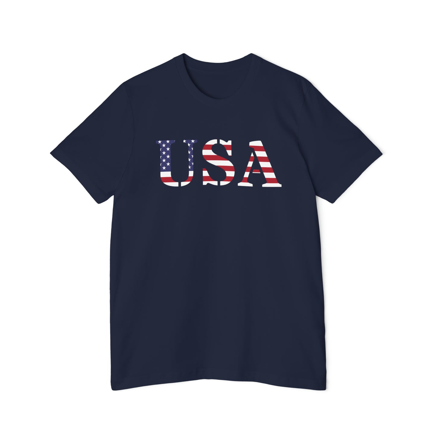 'USA' T-Shirt (Army Stencil Flag Edition) | Made in USA