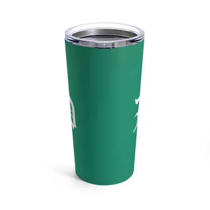 Detroit 'Old English D' Tumbler | Emerald Green - 20oz